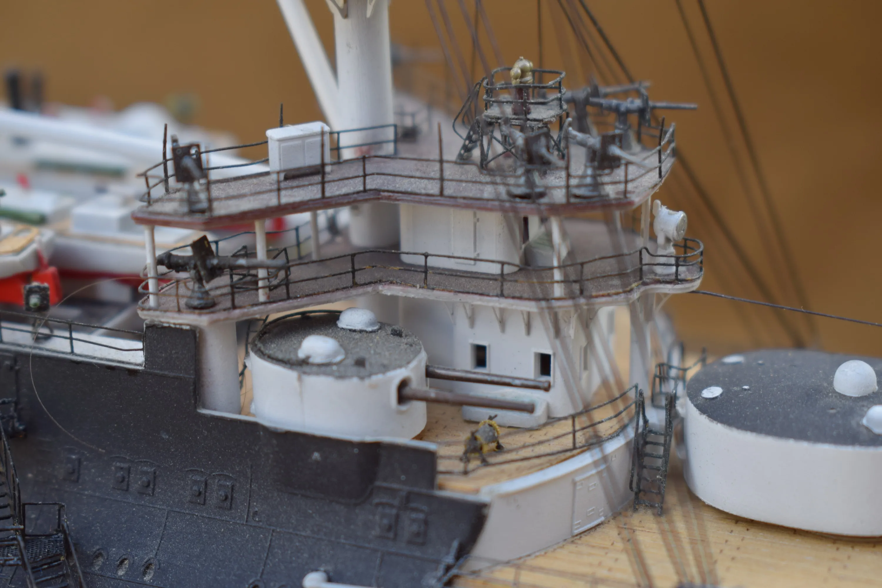 Модель корабля Броненосец РИФ «Цесаревич» на осень 1904 года - Верфь на Столе