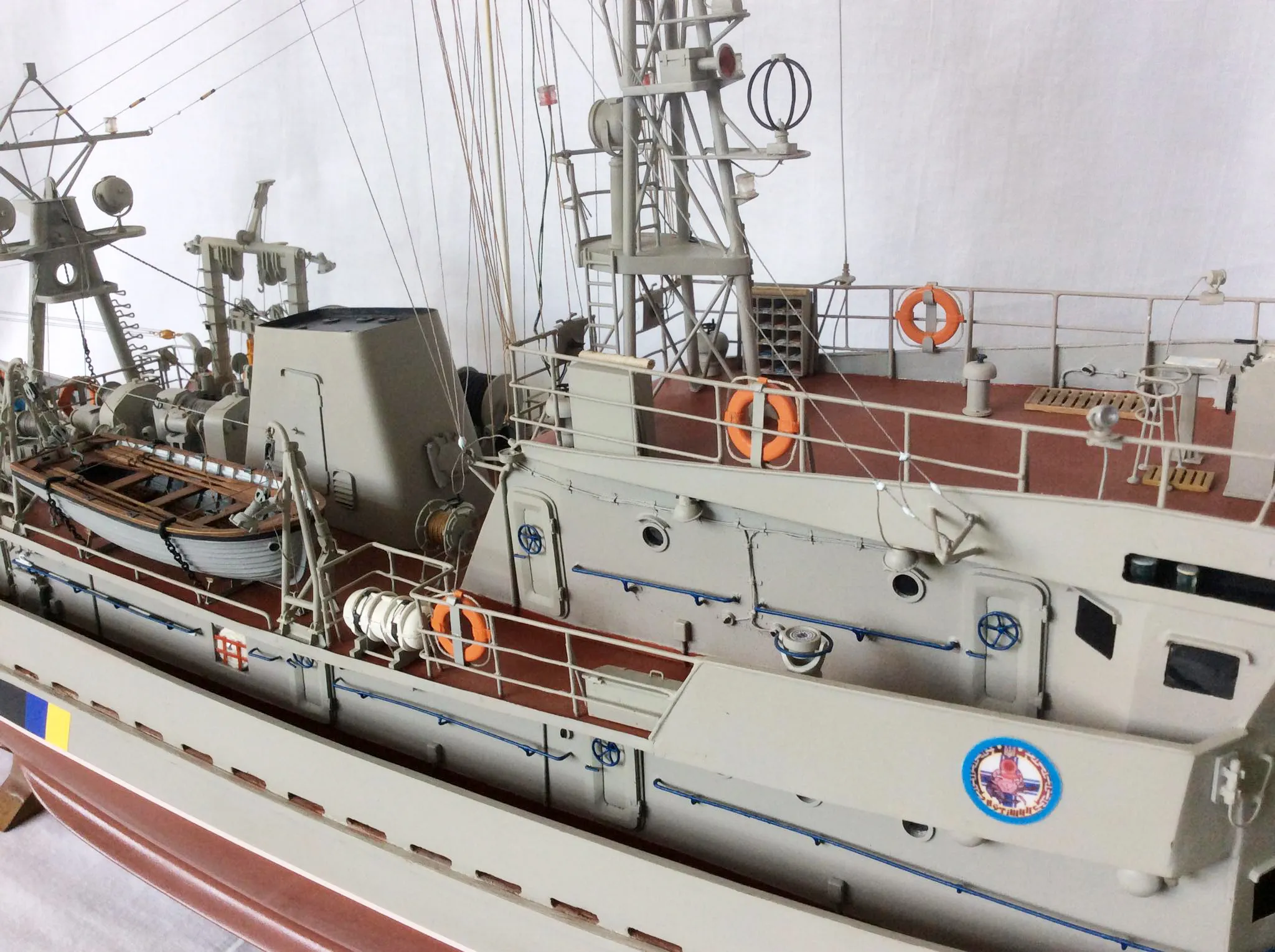 Модель корабля Водолазный бот проекта 535 типа "Краб"  - Верфь на Столе