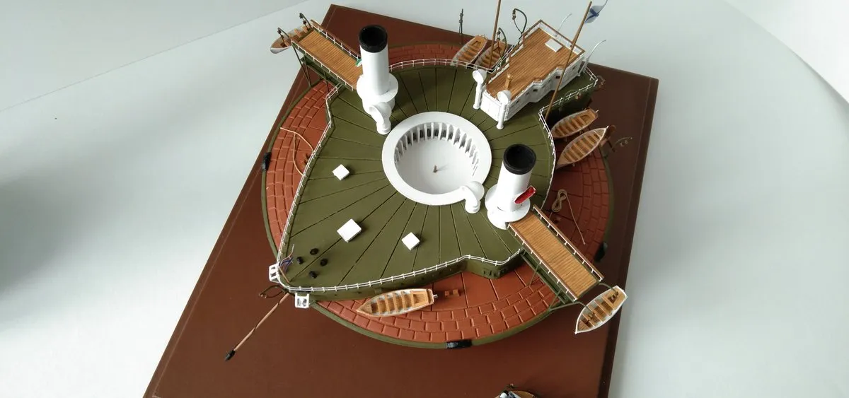 Модель корабля «Вице-адмирал Попов» - Верфь на Столе