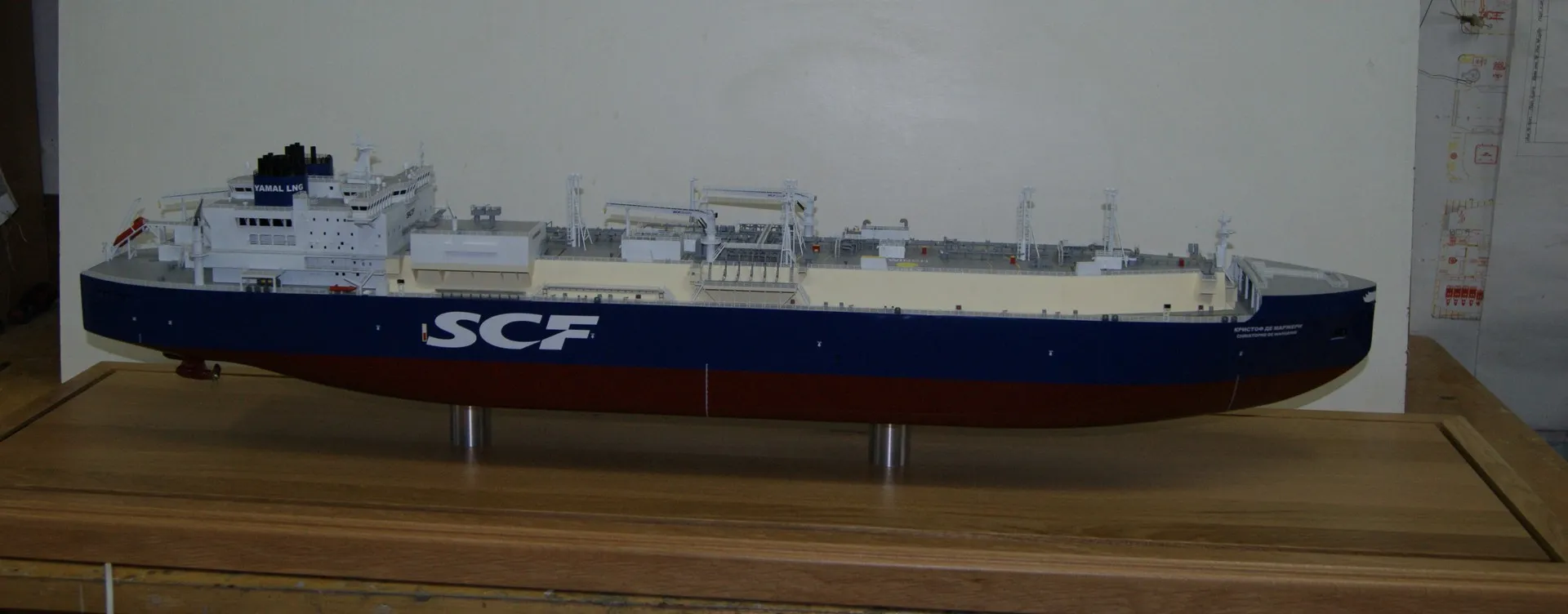 Модель корабля «Кристоф де Маржери» - Верфь на Столе