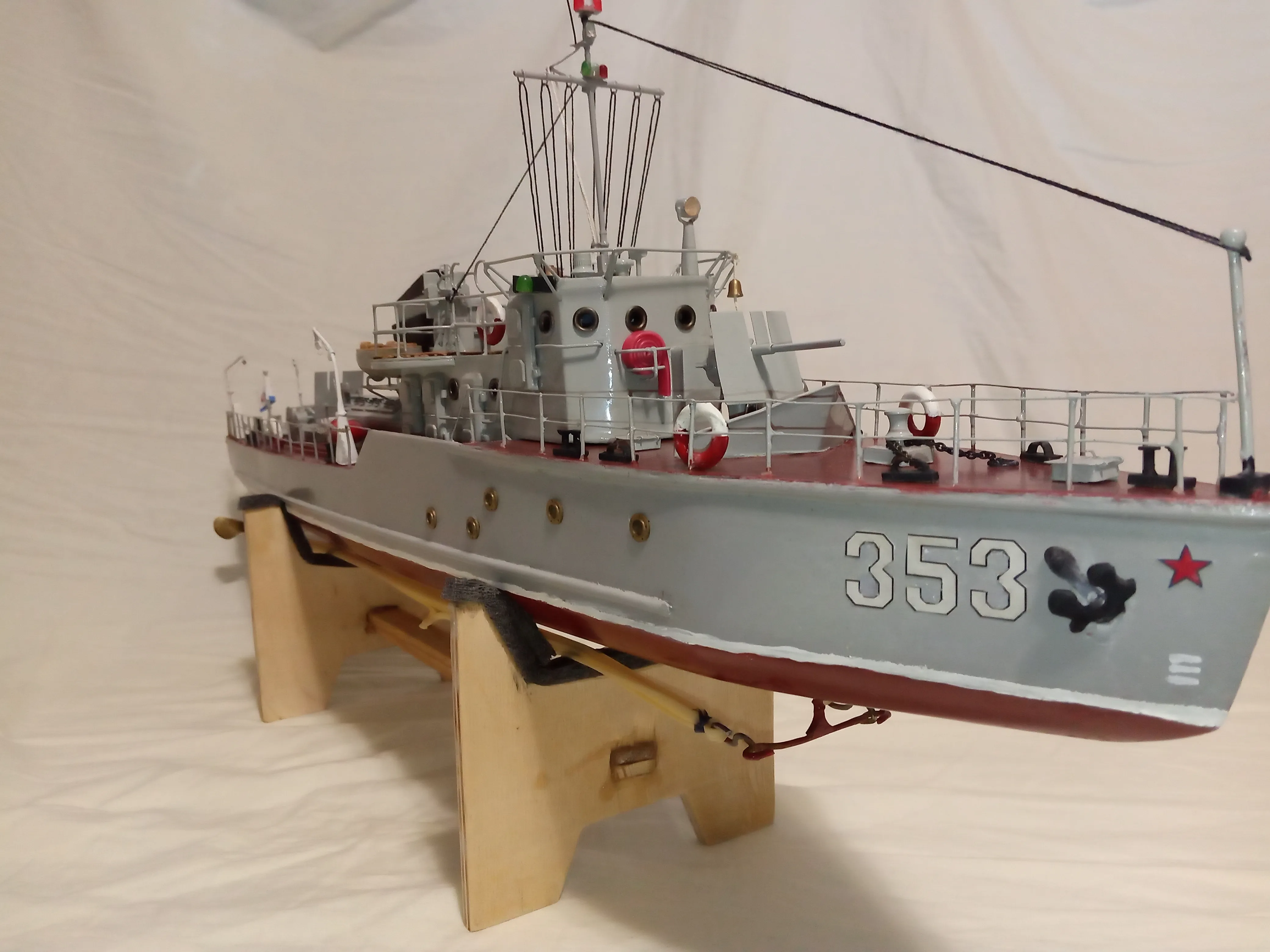 Модель корабля Морской катер-тральщик (Ленинградский проект) - Верфь на Столе