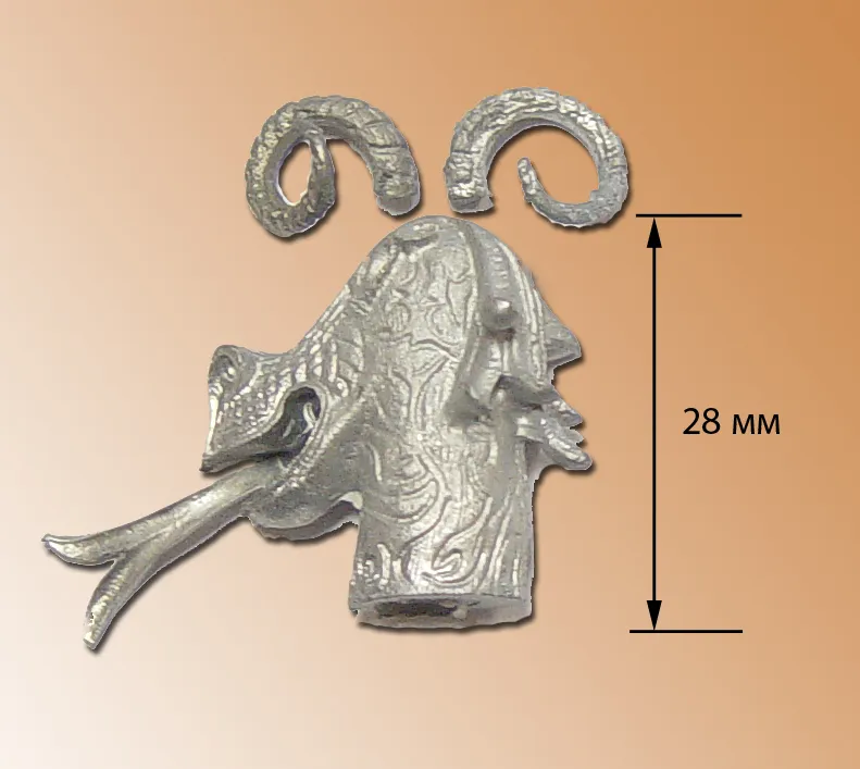 Носовая фигура на корабль викингов, масштаб 1:50