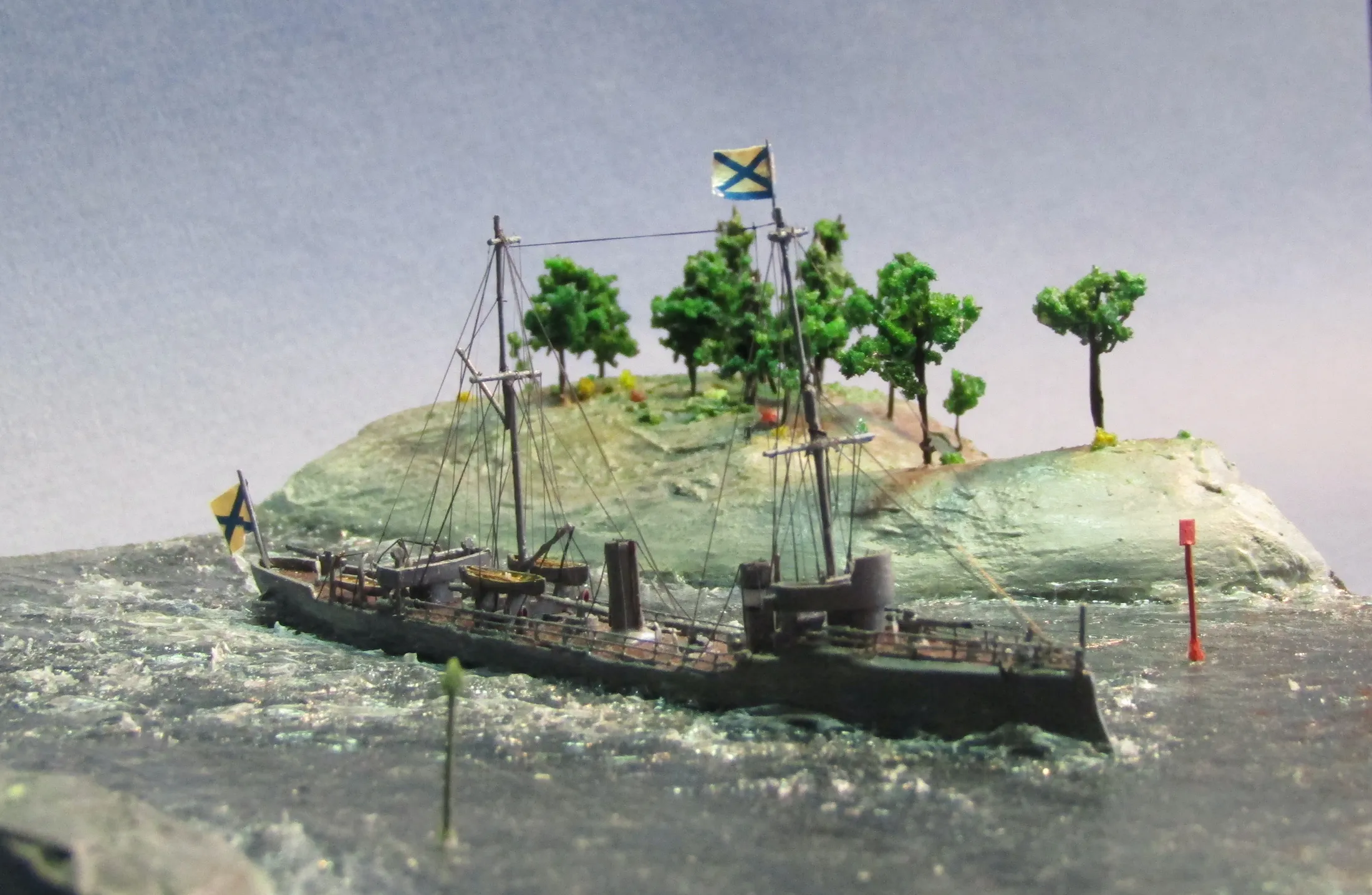 Модель корабля Эскадренный миноносец «Сибирский стрелок» 1906 г. - Верфь на Столе