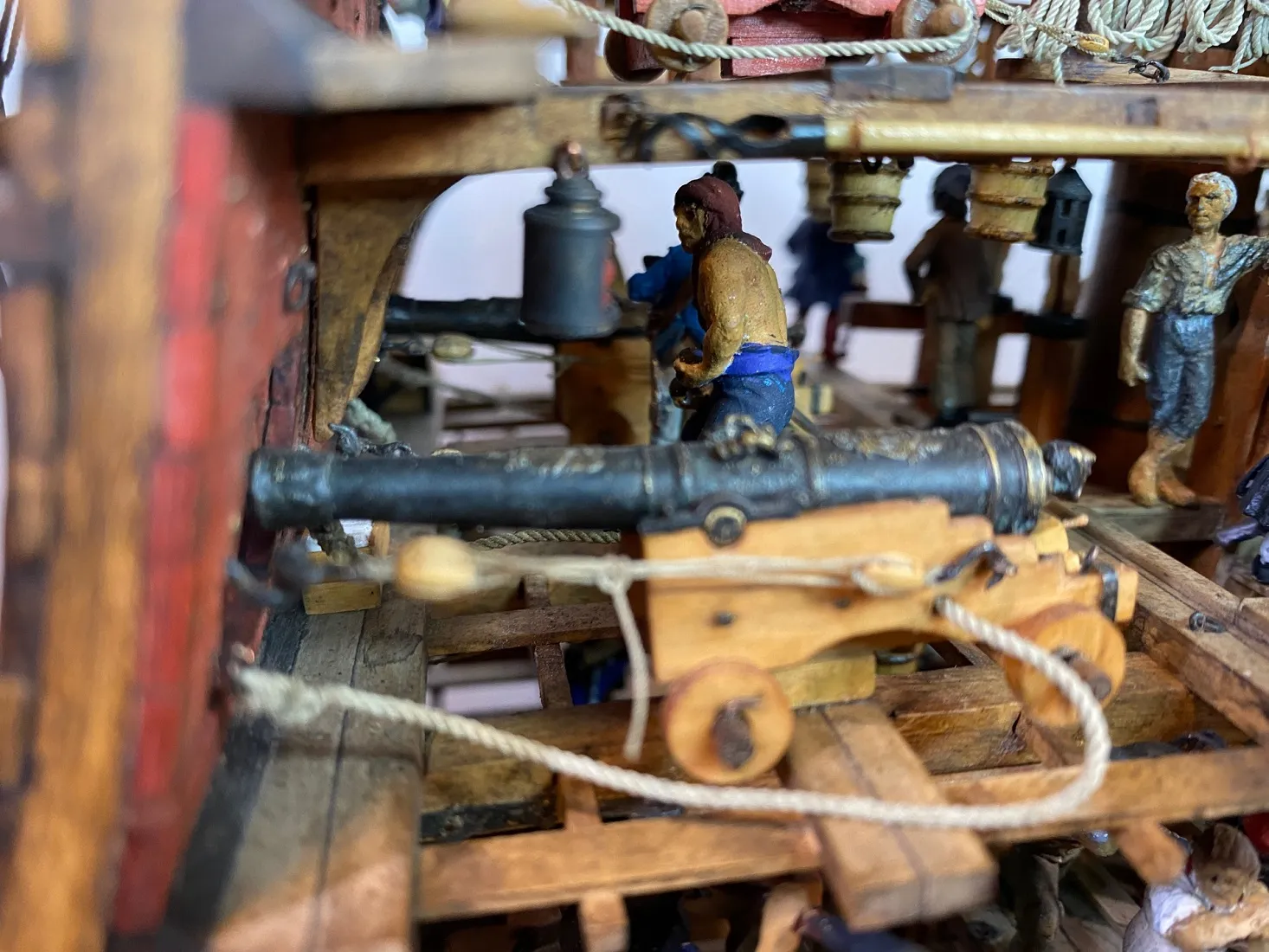 Модель корабля «Bonhomme Richard - Верфь на Столе