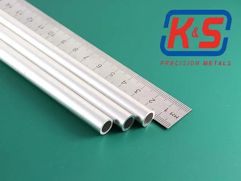 Толстостенная алюминиевая трубка 9,5 мм, 1 шт