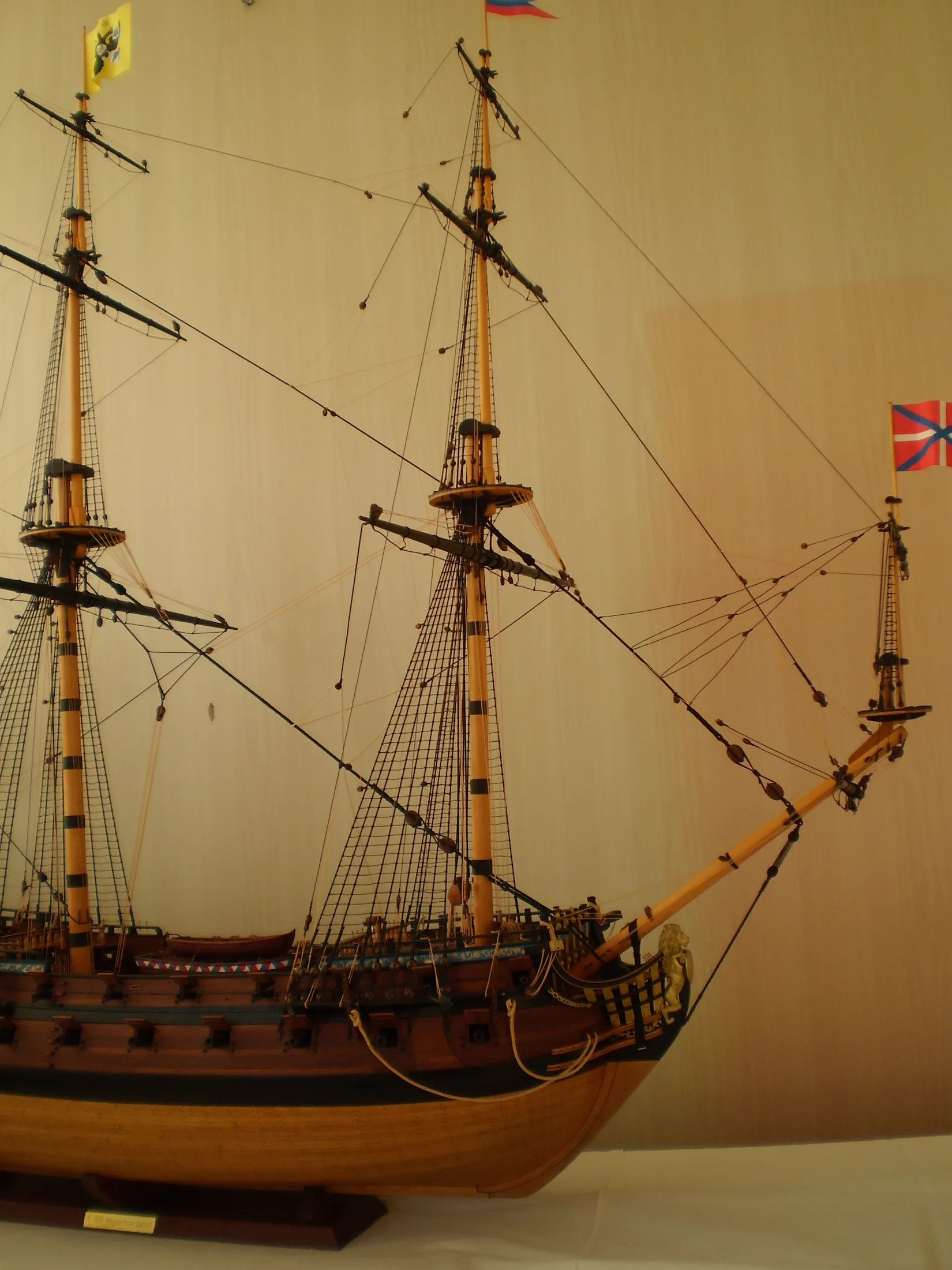Модель корабля «Ингерманланд» (1715) - Верфь на Столе