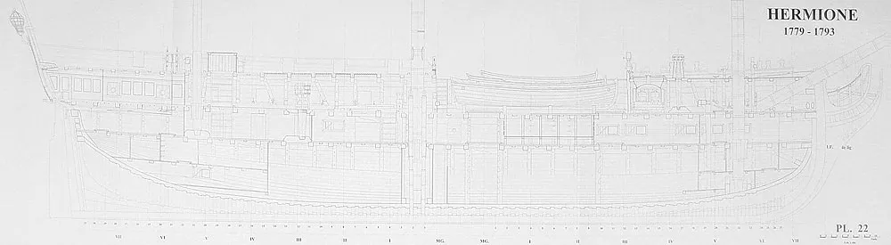 Hermione frigate, 1779-1793 + чертежи Hermione frigate, 1779-1793 + чертежи