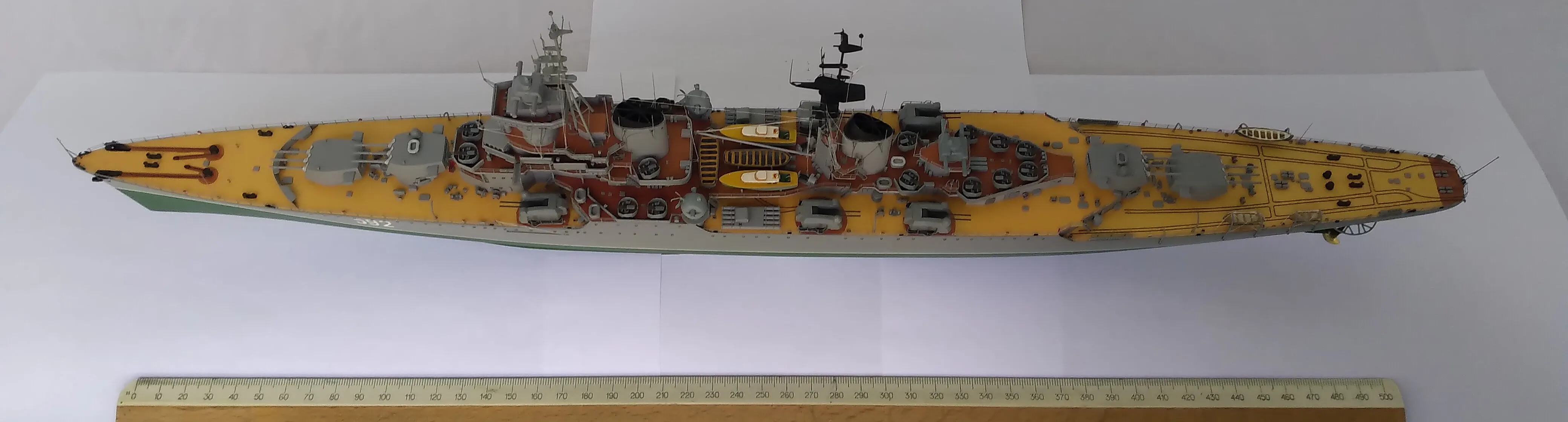 Модель корабля Артиллерийский крейсер "Адмирал Нахимов" - Верфь на Столе