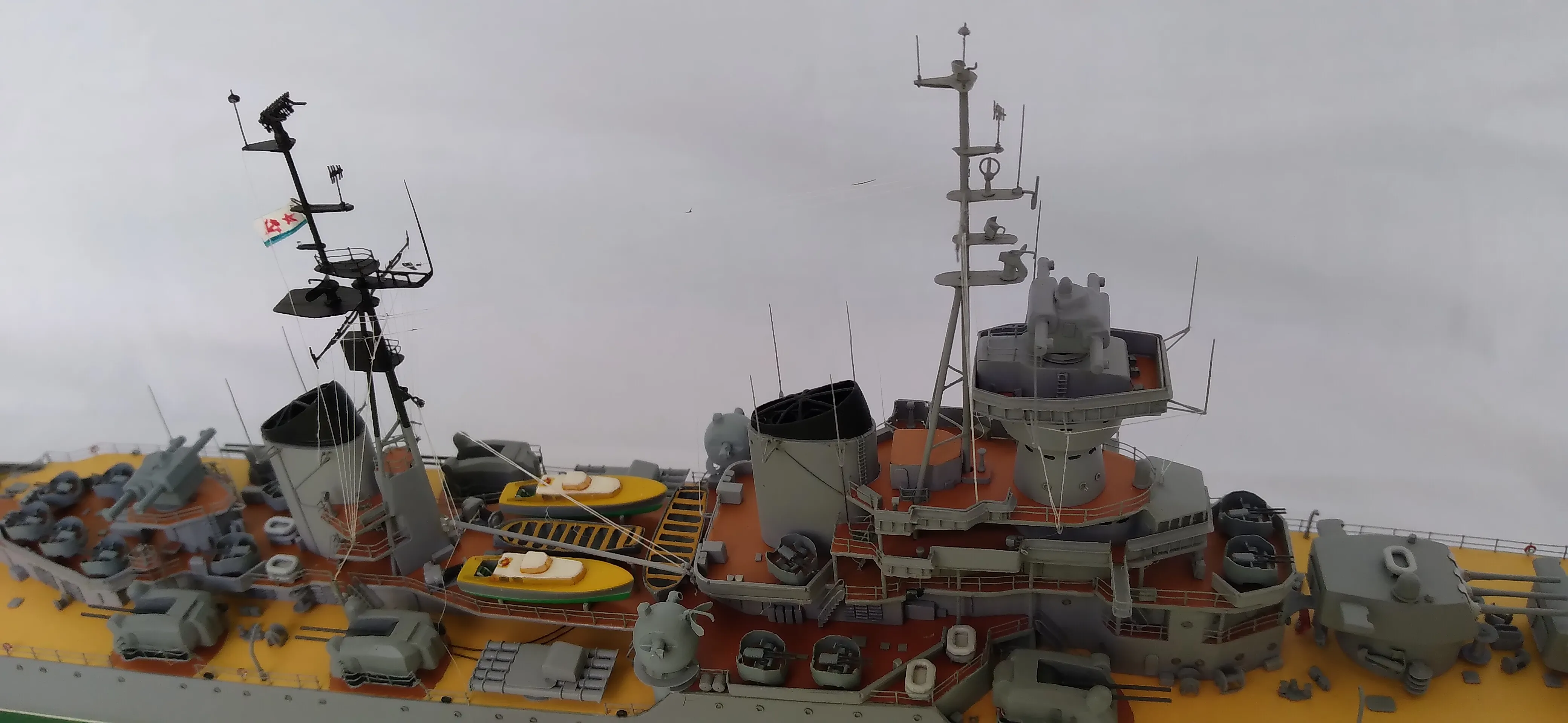 Модель корабля Артиллерийский крейсер "Адмирал Нахимов" - Верфь на Столе