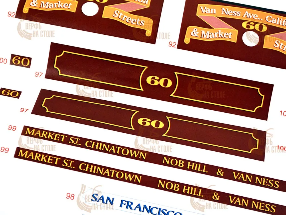 модель трамвая Модель трамвая SAN FRANCISCO