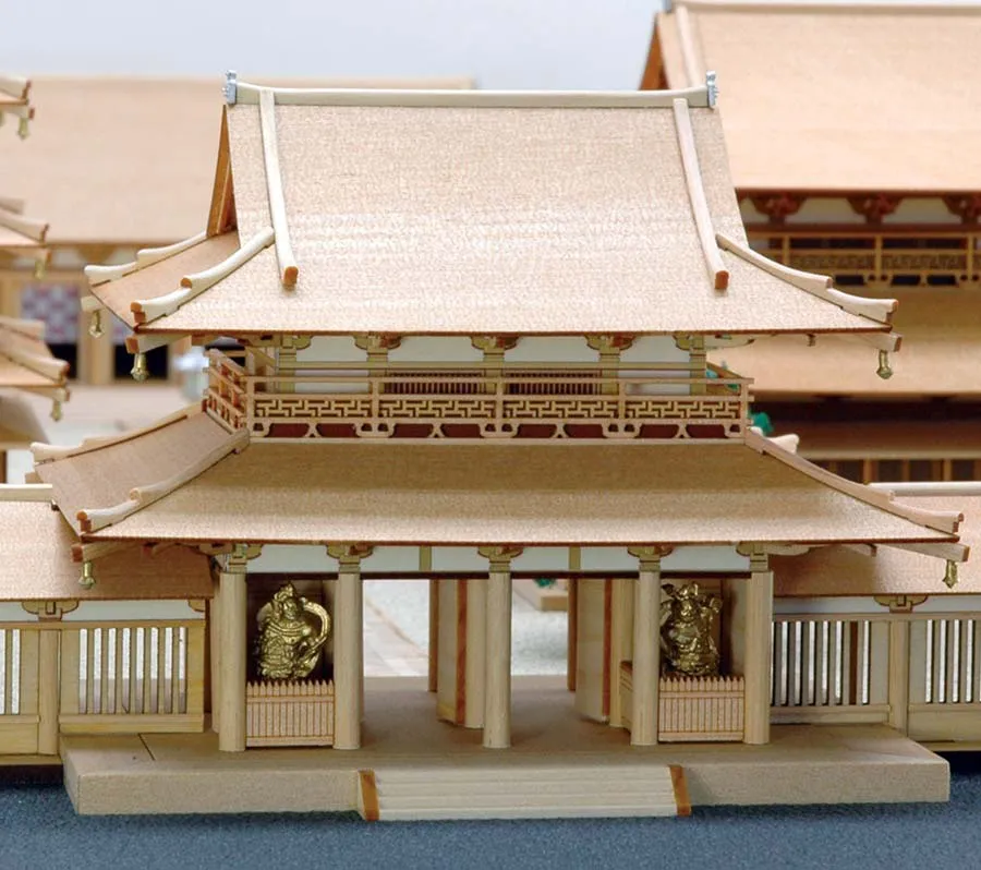 Диорама Horyu-Ji, западная часть