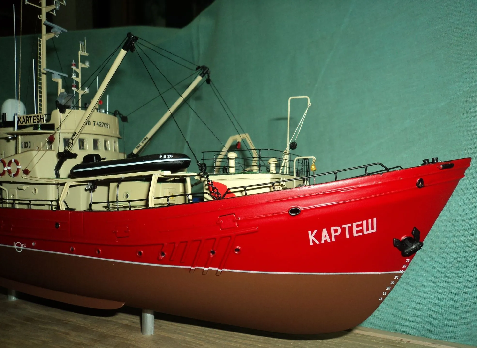 Модель корабля «Картеш» - Верфь на Столе