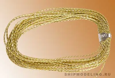 Декоративная золотая нить, 1,2 мм x 5 м