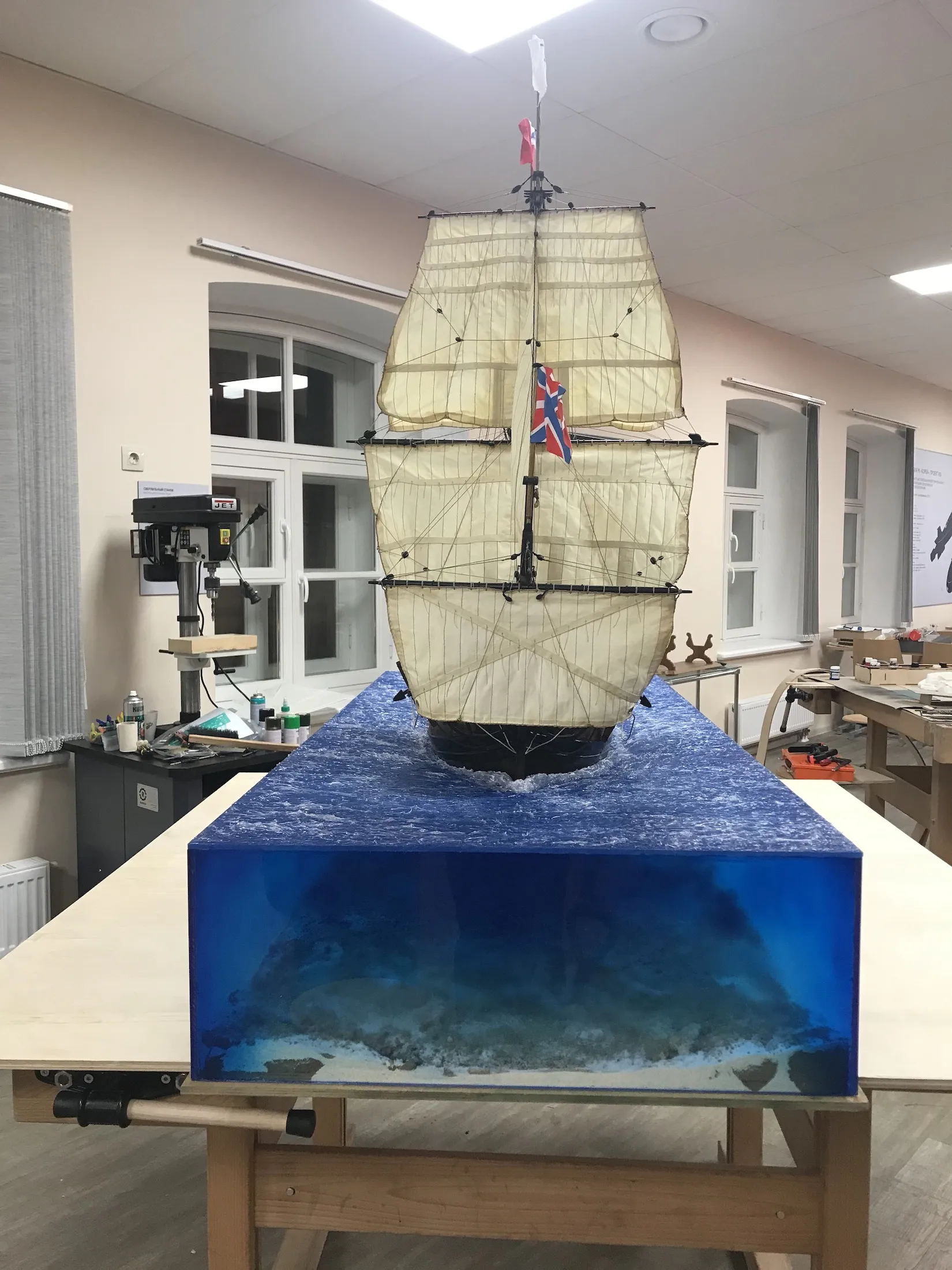 Модель корабля Шнява Балтийского флота "Фаворитка" - Верфь на Столе