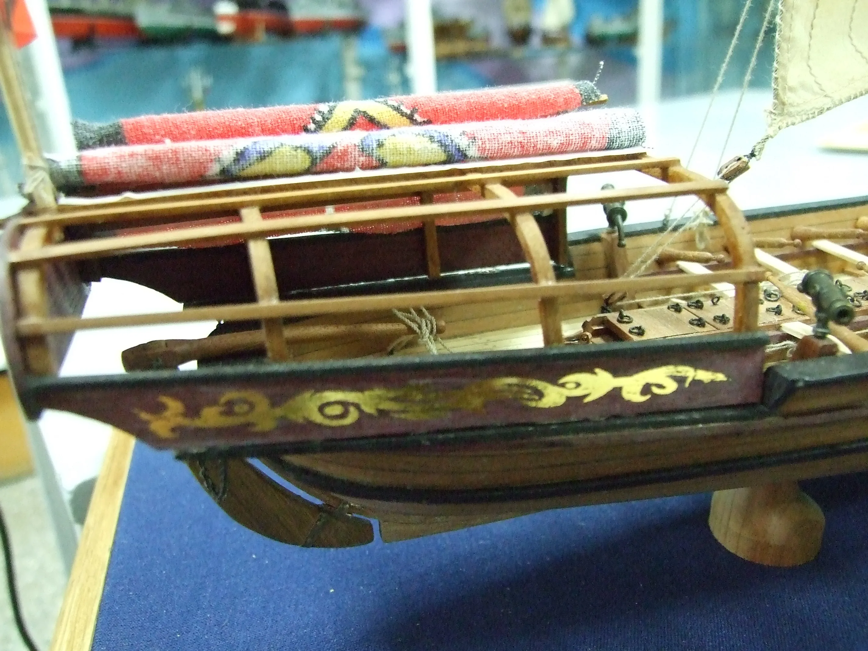 Модель корабля Скампавея Азовского флота Петра Великого - Верфь на Столе