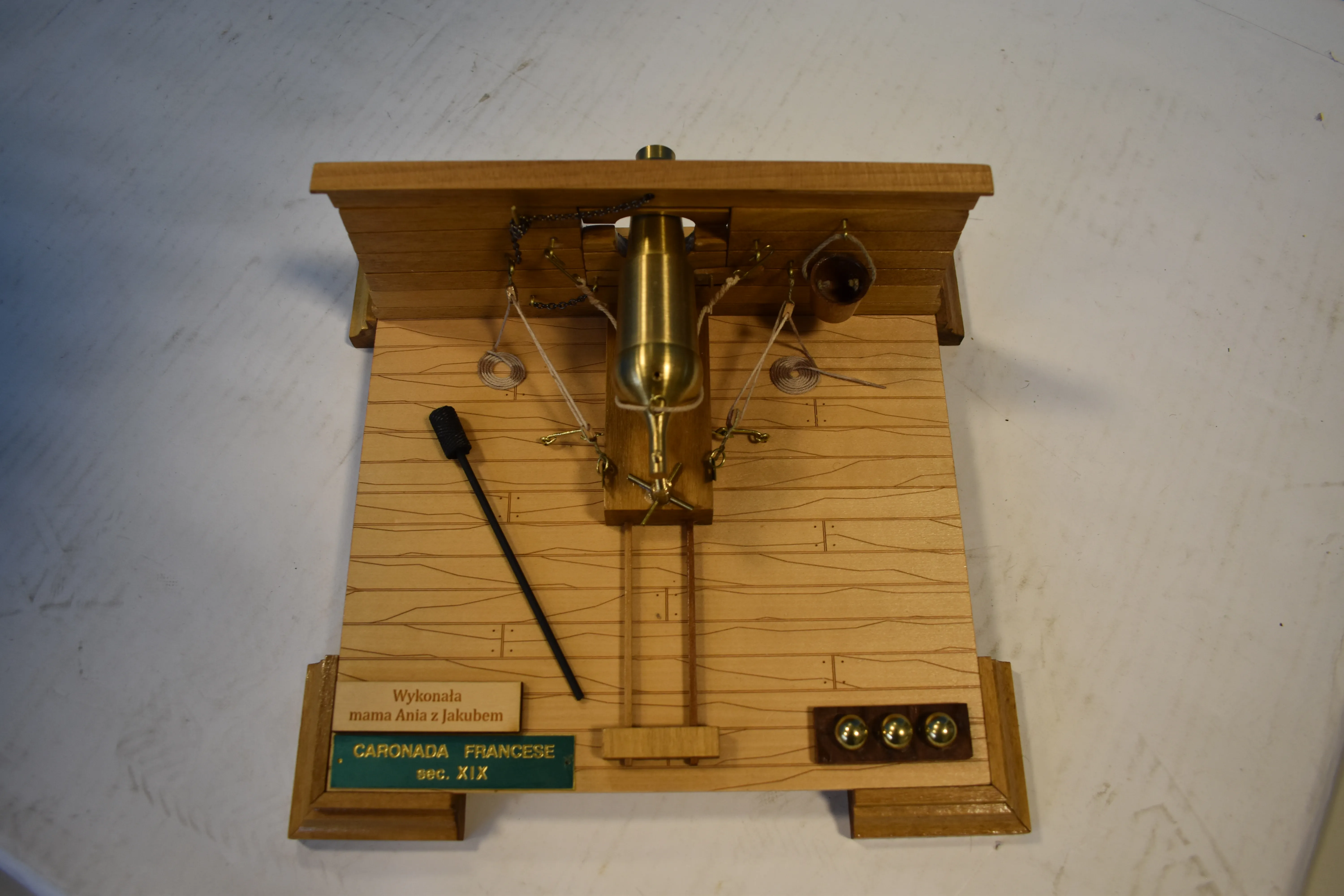 Модель корабля Корабельная пушка "Canonada Francese XIX secolo" - Верфь на Столе