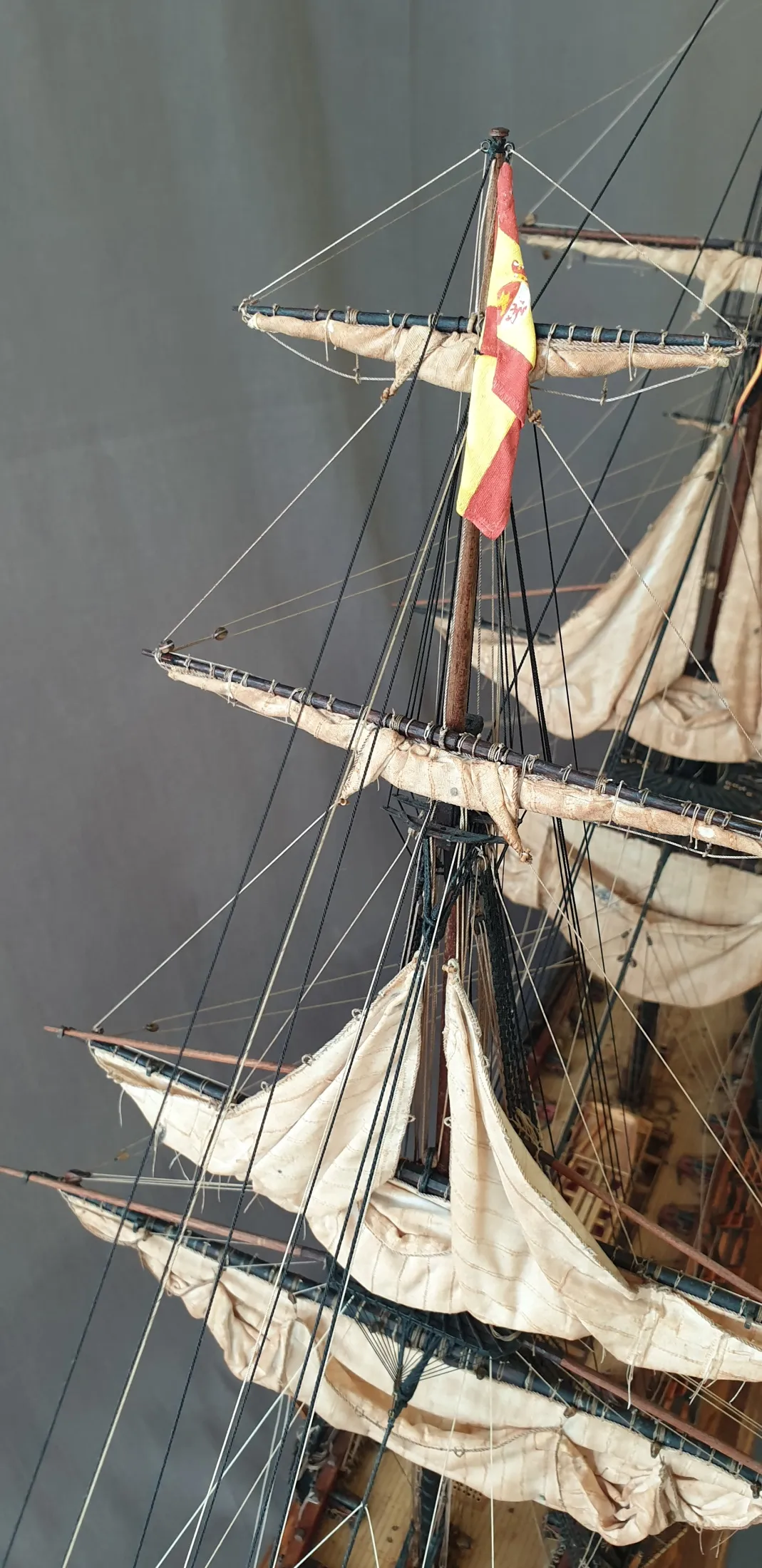 Модель корабля Santisima Trinidad (Испания), 1975 г. - Верфь на Столе