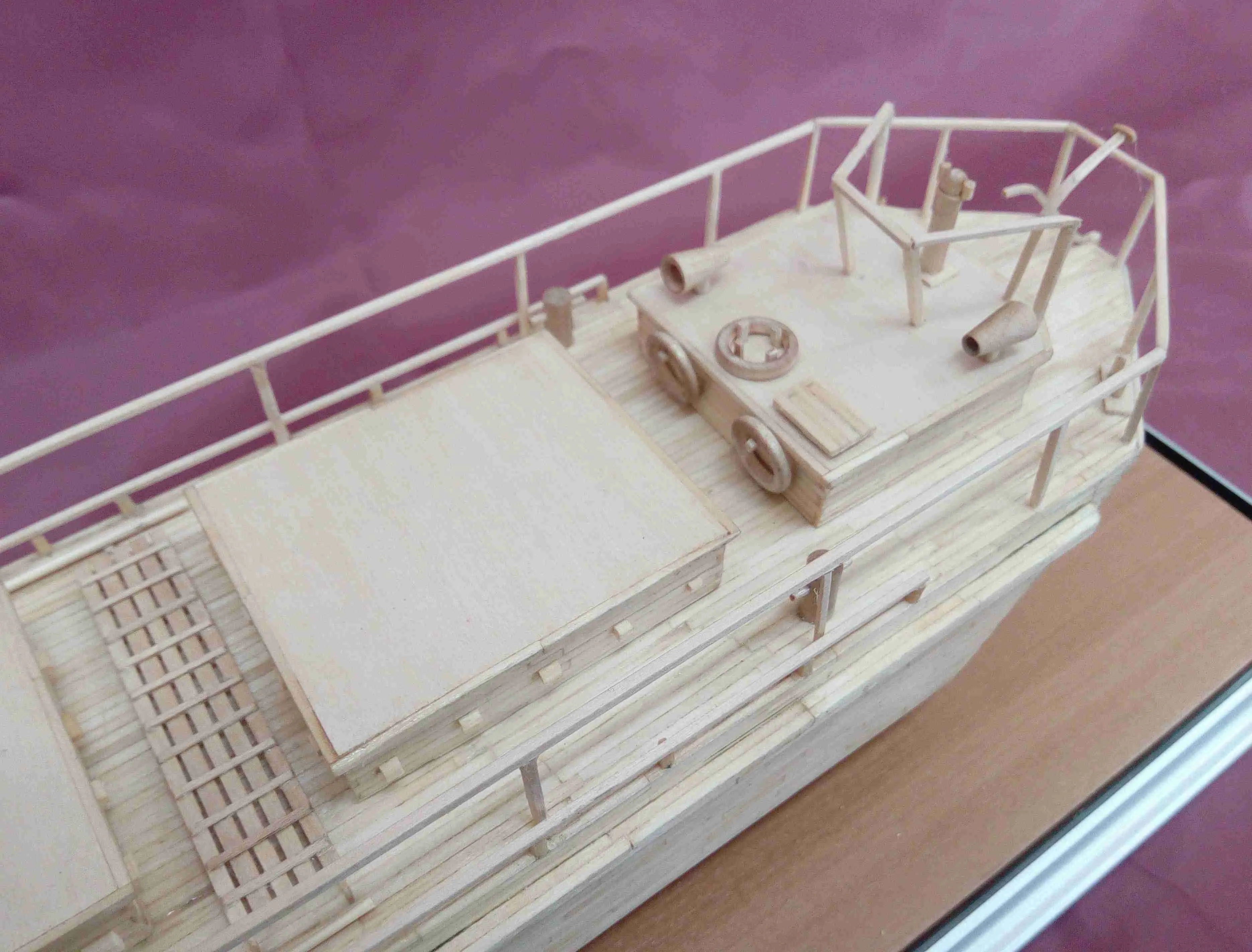 Модель корабля Самоходный плашкоут Ленинградской постройки типа «Тендер» - Верфь на Столе