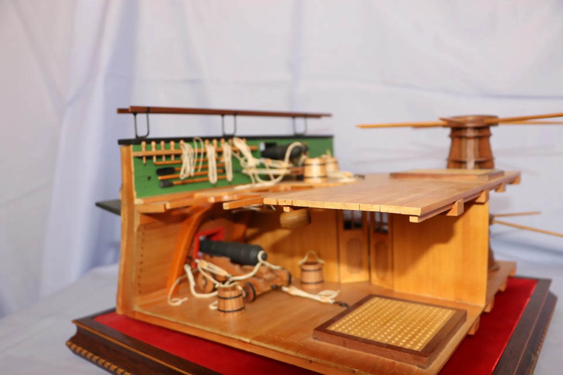 Модель корабля Шлюп "ВОСТОК" (фрагмент) - Верфь на Столе