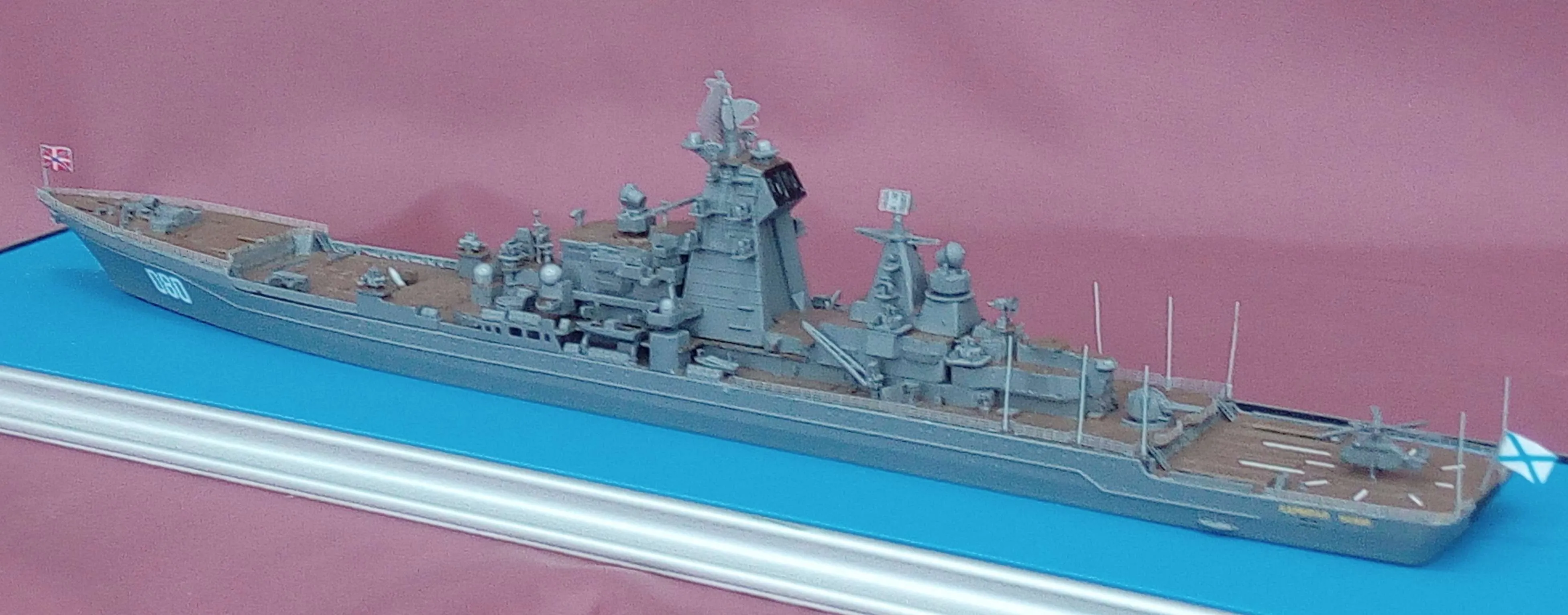 Модель корабля ТАРкр проекта 1144 «Адмирал Нахимов» - Верфь на Столе