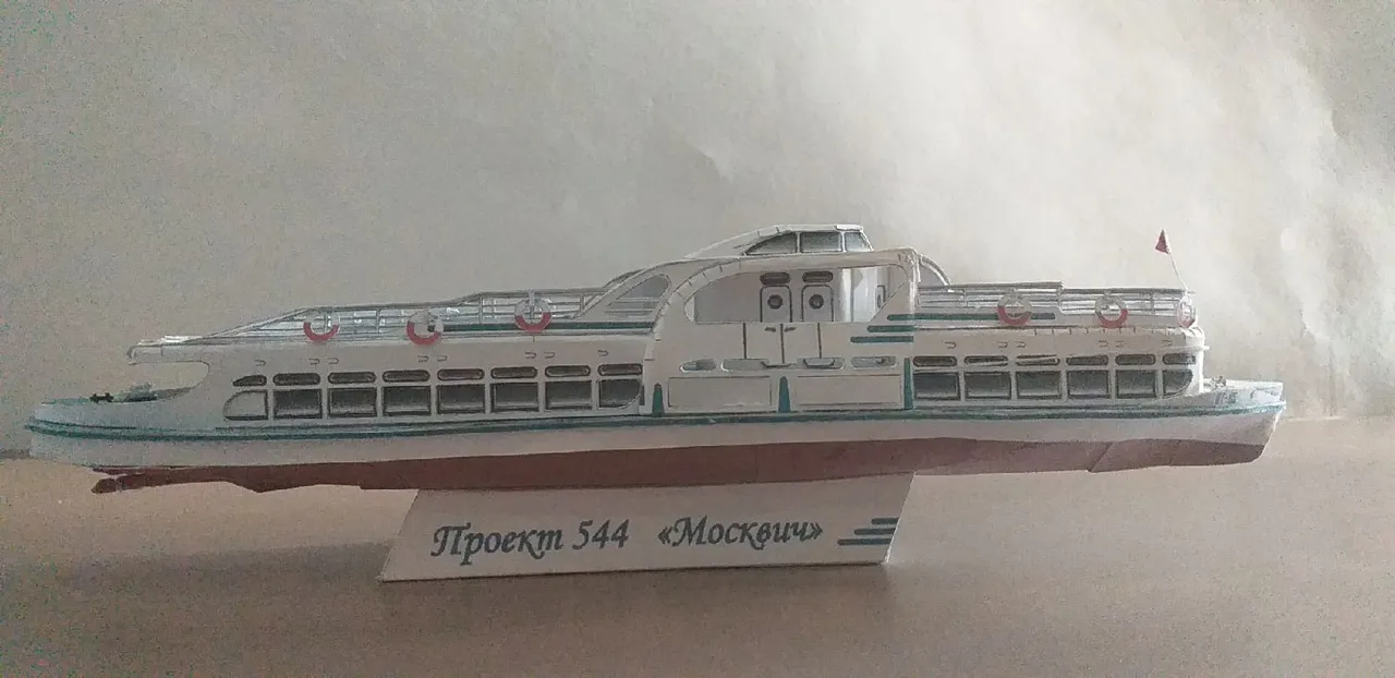 Модель корабля "Москвич" - Верфь на Столе