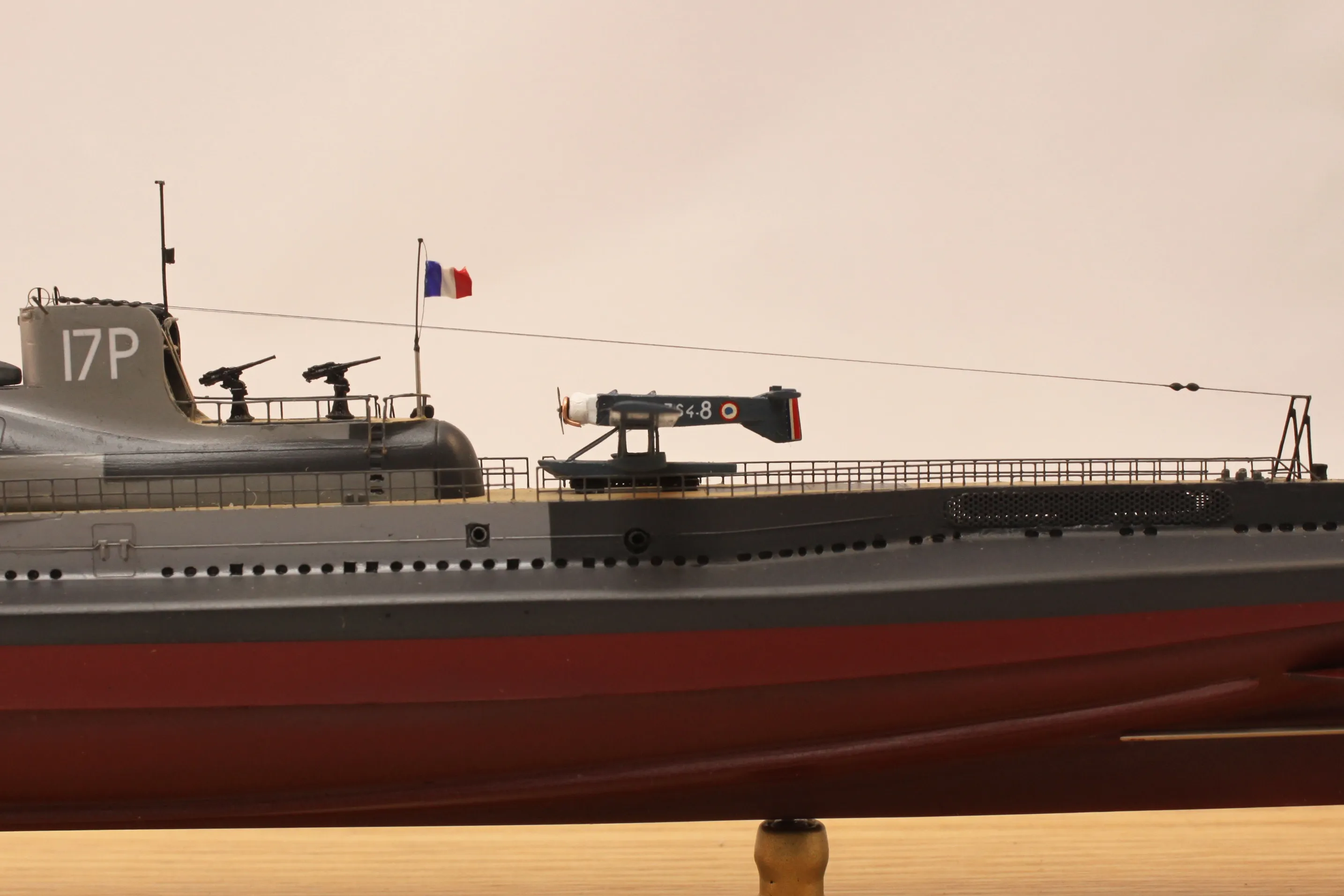 Модель корабля Подводная лодка "Сюркуф" - Верфь на Столе