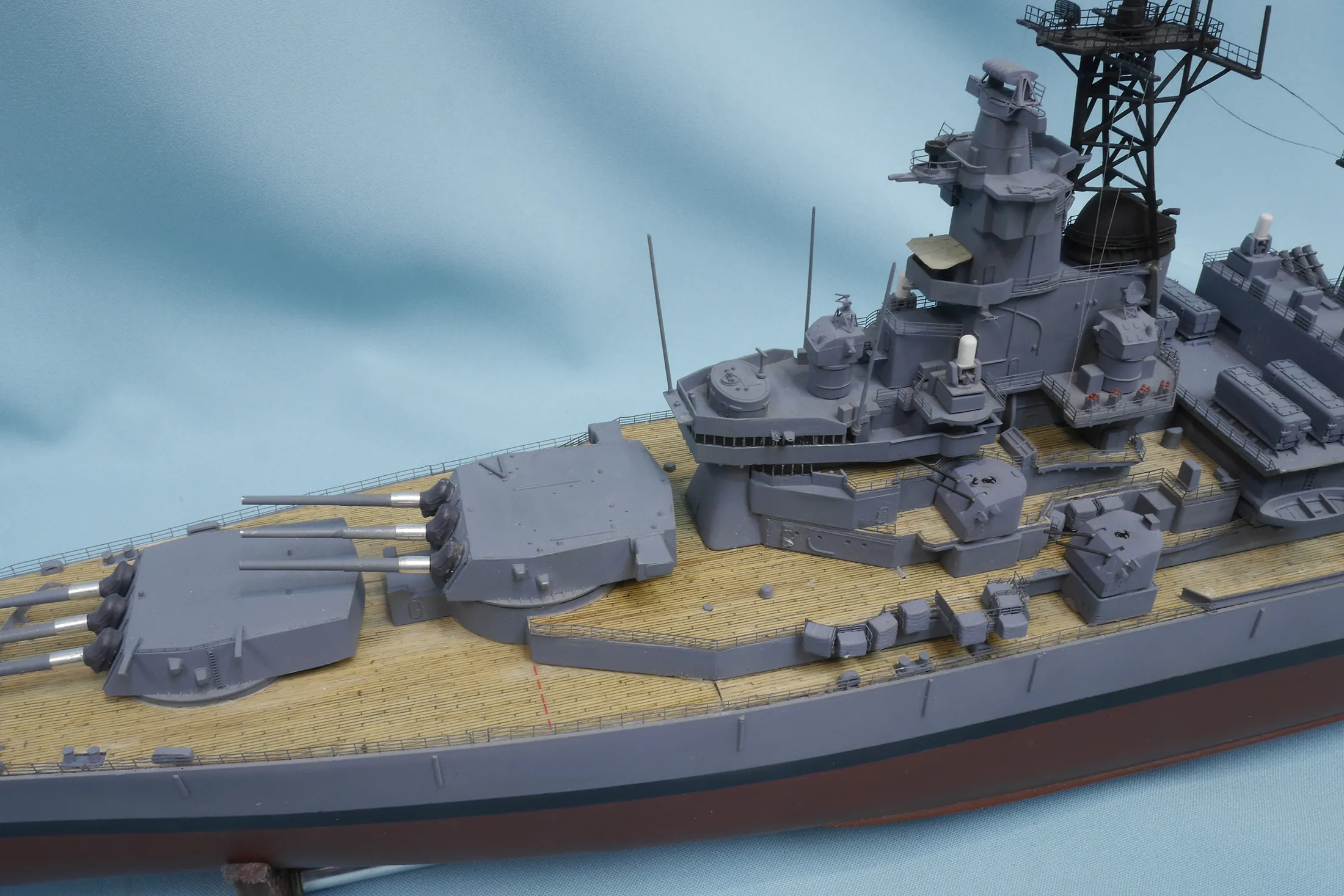 Модель корабля Линкор «Нью-Джерси» - Верфь на Столе
