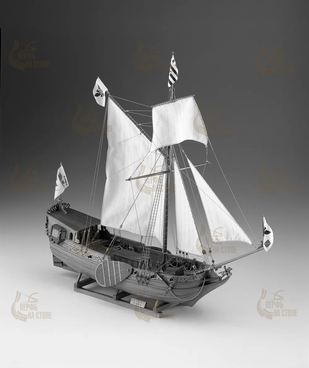 Чертеж яхты Yacht D'Oro, масштаб 1:50