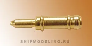 Макет пушки, латунь, 5 мм, 4 шт