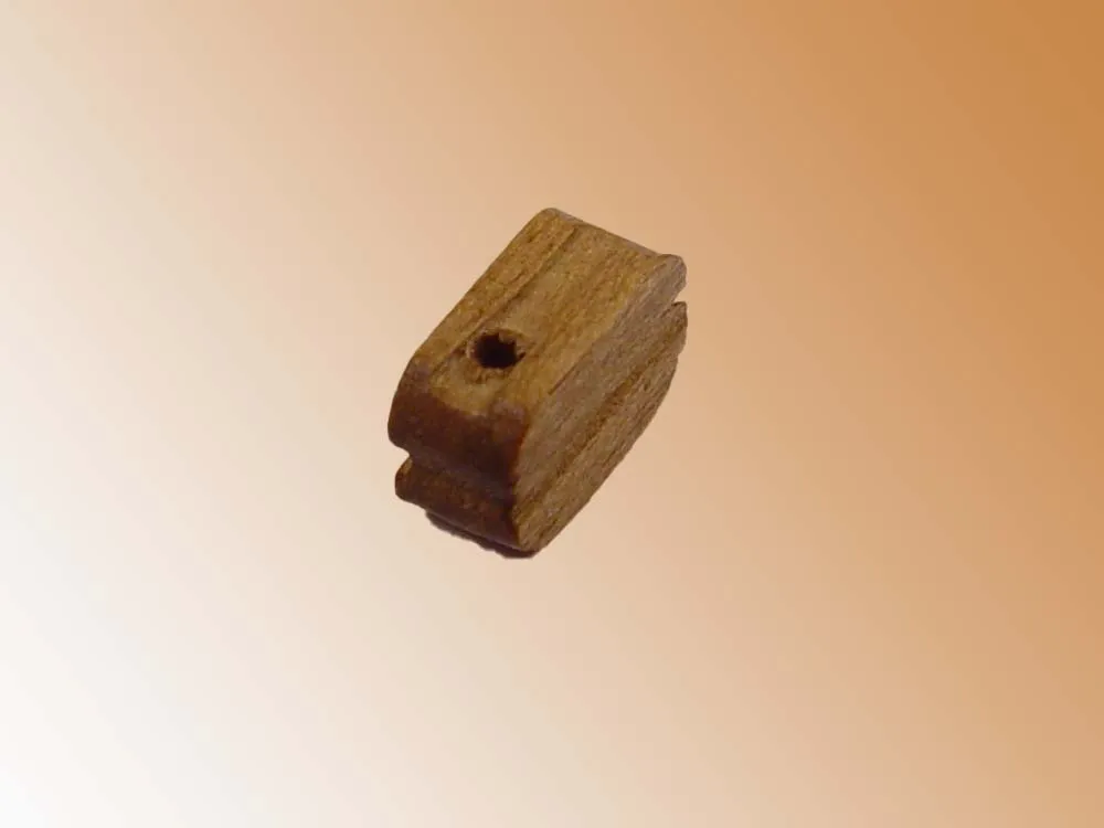 Блок, одношкивный, орех,  2 мм, 20 шт