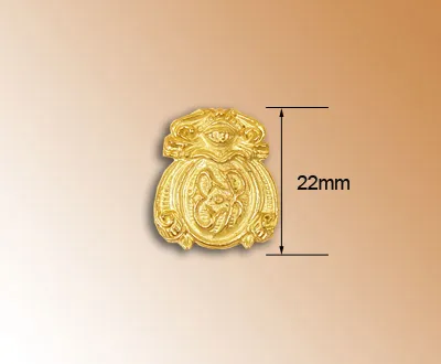 Декоративный элемент, вензель ER 22 мм, металл