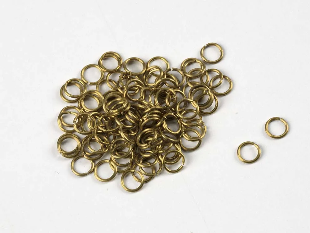 Кольцо, латунь, 4 мм, 50 шт Кольцо, латунь, 4 мм, 50 шт