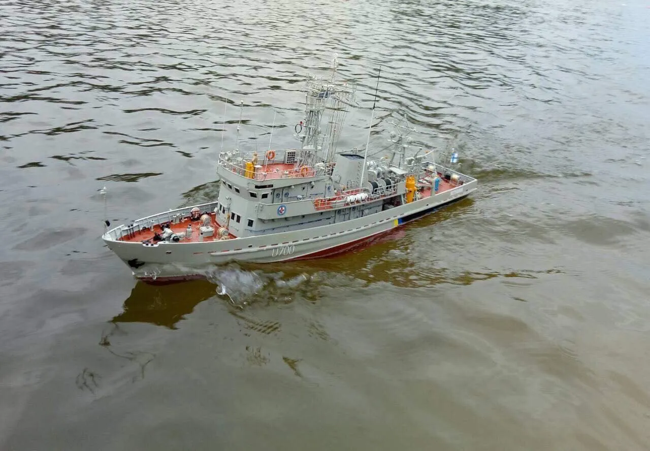 Модель корабля Водолазный бот проекта 535 типа "Краб"  - Верфь на Столе