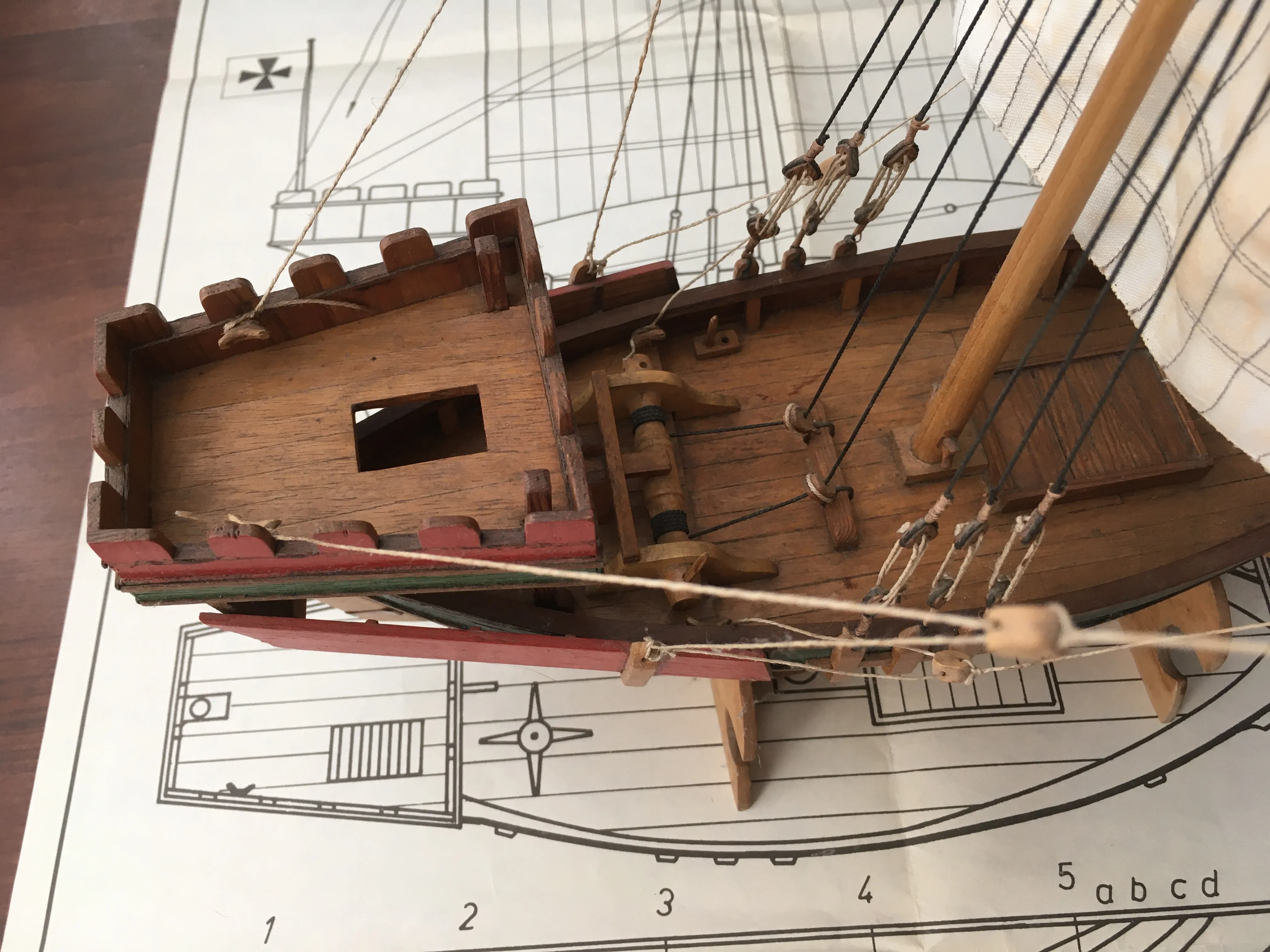 Модель корабля Парусное судно «Kogge» - Верфь на Столе