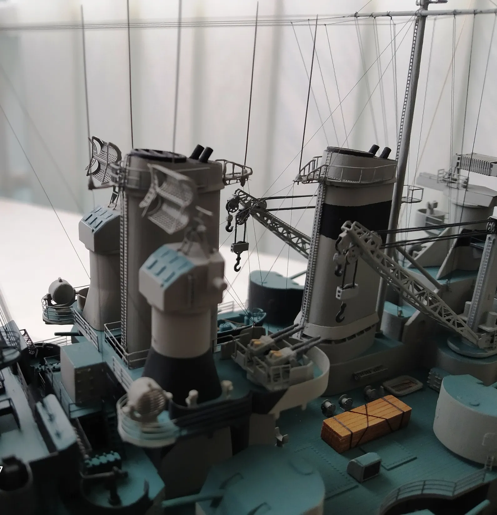 Модель корабля Линкор «North Carolina» - Верфь на Столе