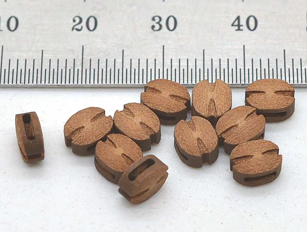 Блок, одношкивный, груша, 6 мм, 10 шт