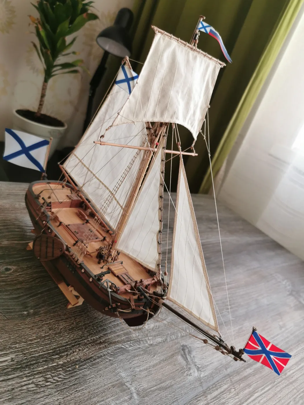 Модель корабля Бот Святой Гавриил - Верфь на Столе