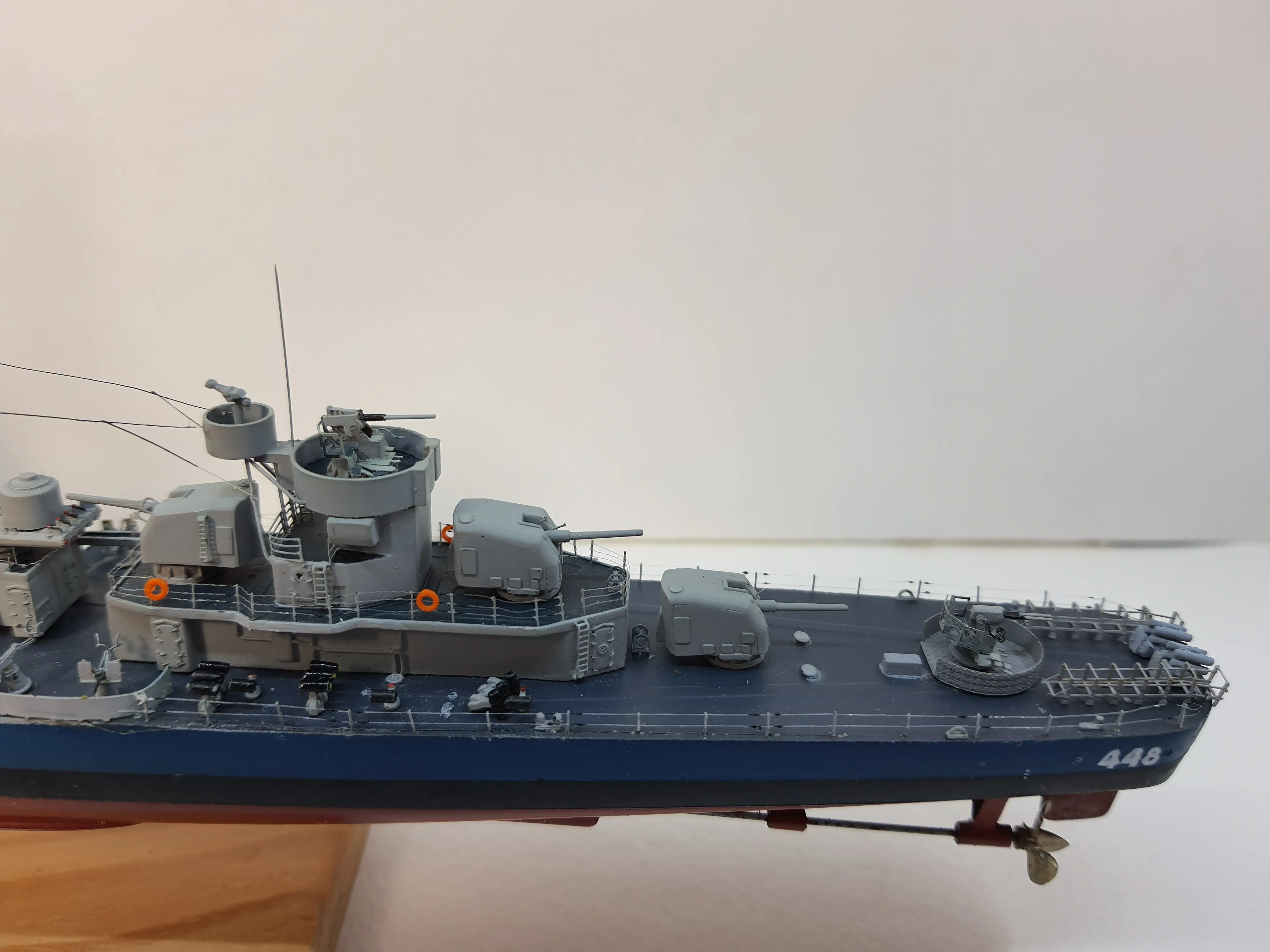 Модель корабля USS La Vallette (DD-448) - Верфь на Столе