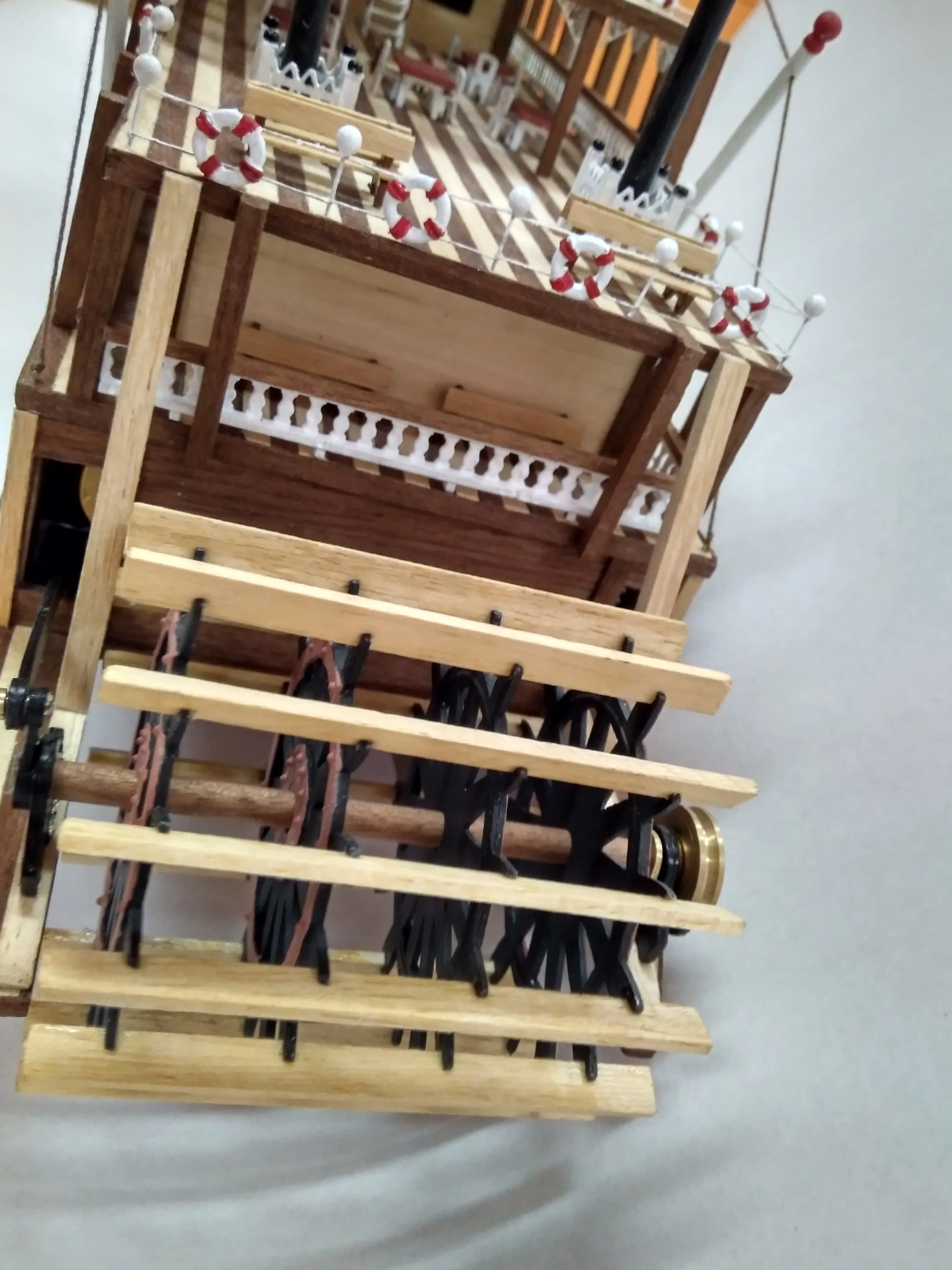 Модель корабля Колесный пароход "MISSISSIPPI" - Верфь на Столе