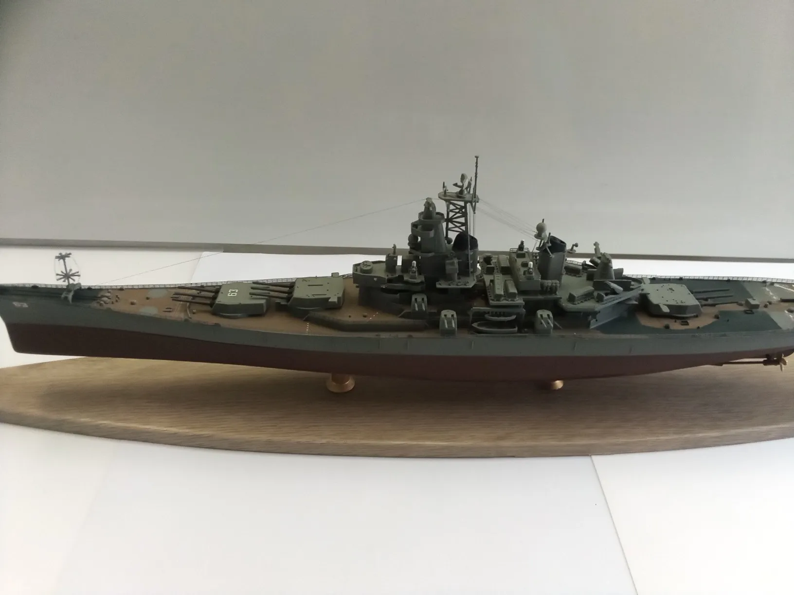 Модель корабля "Миссури" - Верфь на Столе