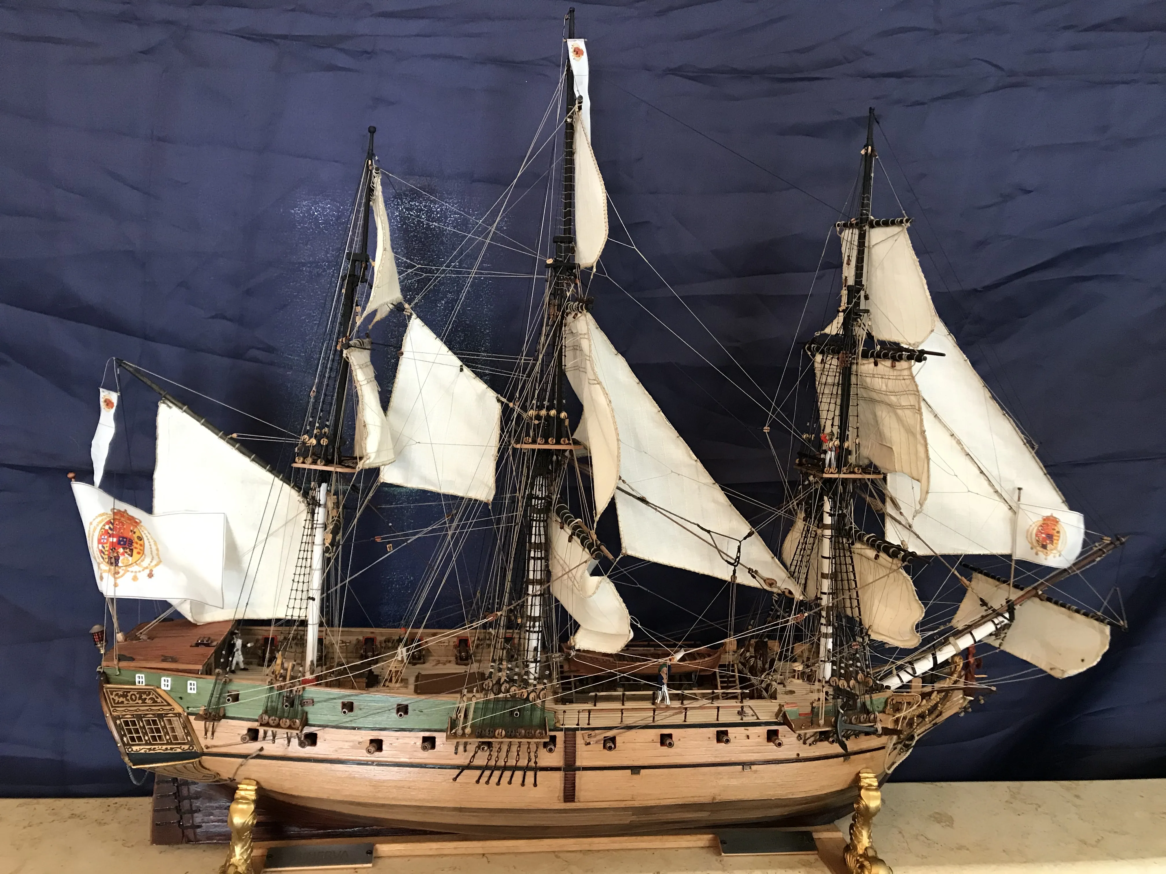 Модель корабля MINERVA - Верфь на Столе