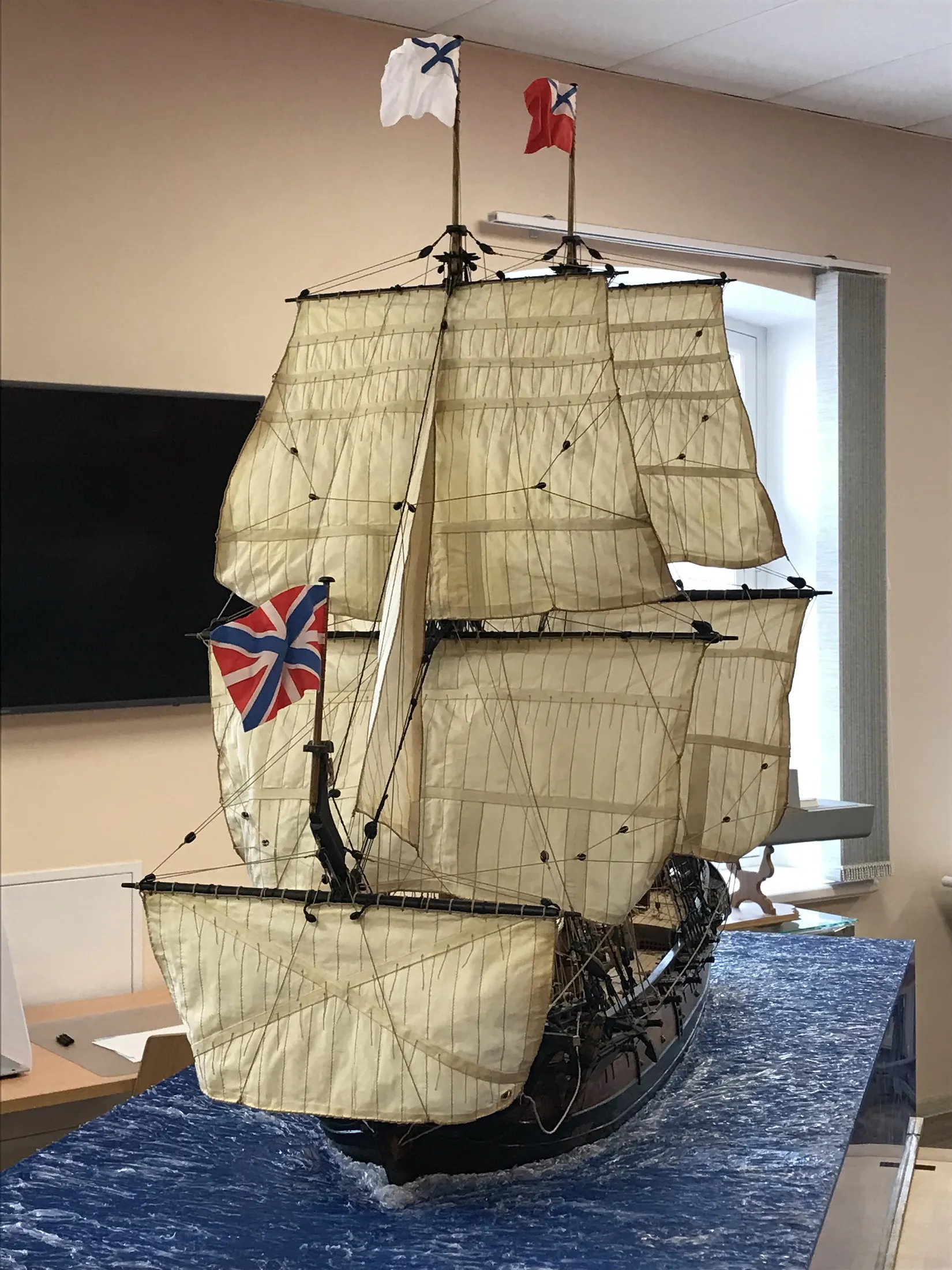 Модель корабля Шнява Балтийского флота "Фаворитка" - Верфь на Столе