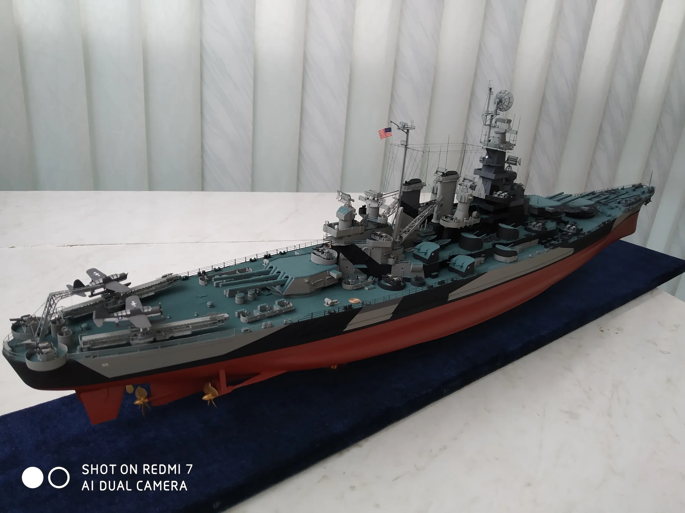 Модель корабля Линкор «North Carolina» - Верфь на Столе