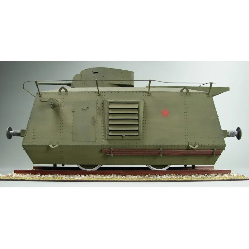 BDT, Shipyard, бумажная модель бронедрезины