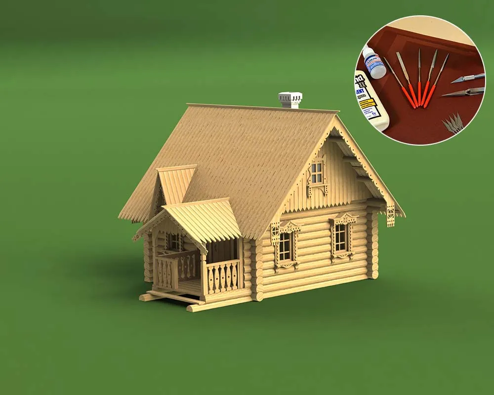 Сторожевой домик, XIX век, 547 деталей + (Расширенный набор для сборки) Сторожевой домик, XIX век, 547 деталей + (Расширенный набор для сборки)