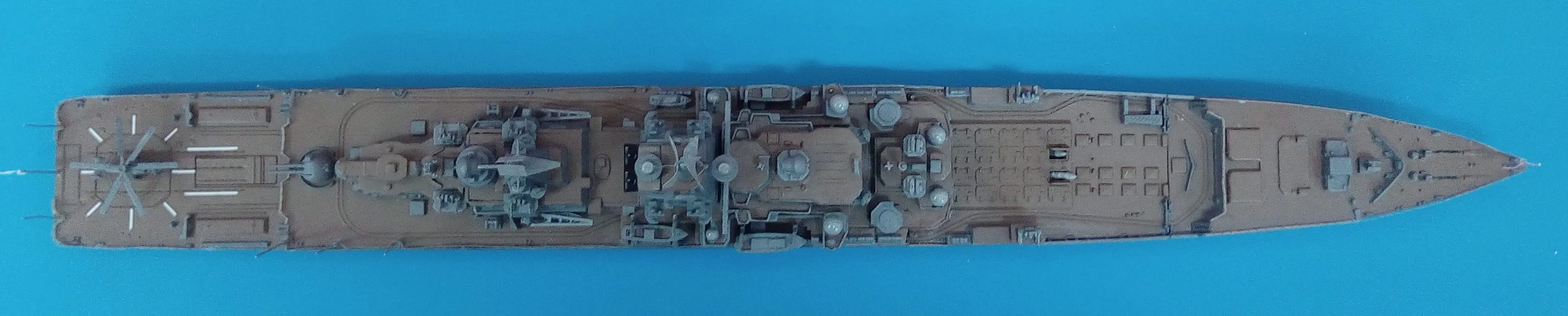 Модель корабля ТАРкр проекта 1144 «Адмирал Нахимов» - Верфь на Столе