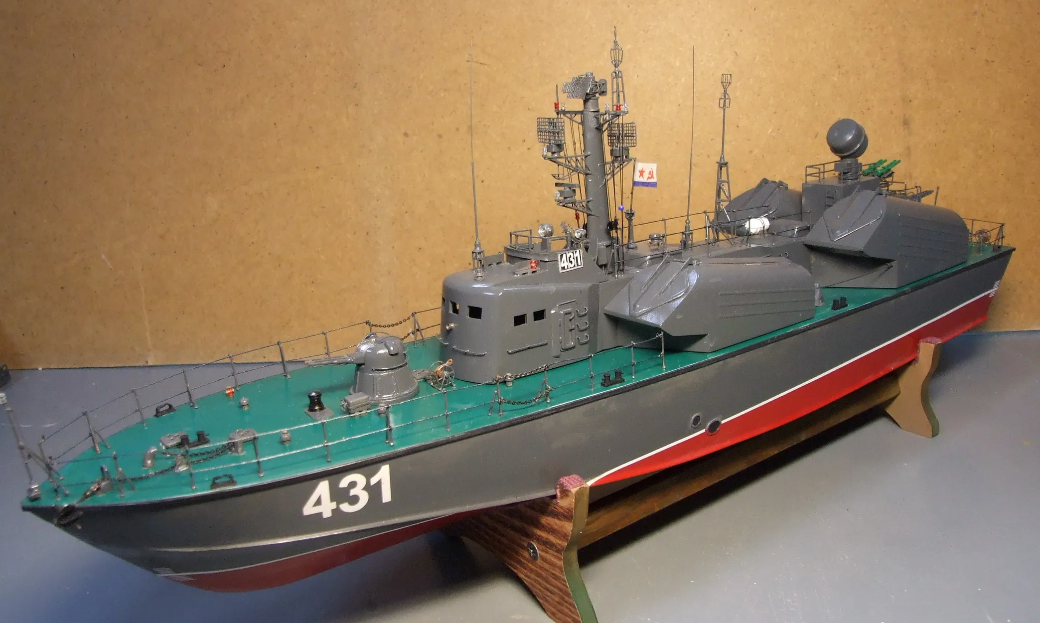 Модель корабля Ракетный катер проекта 205 «Оса» - Верфь на Столе