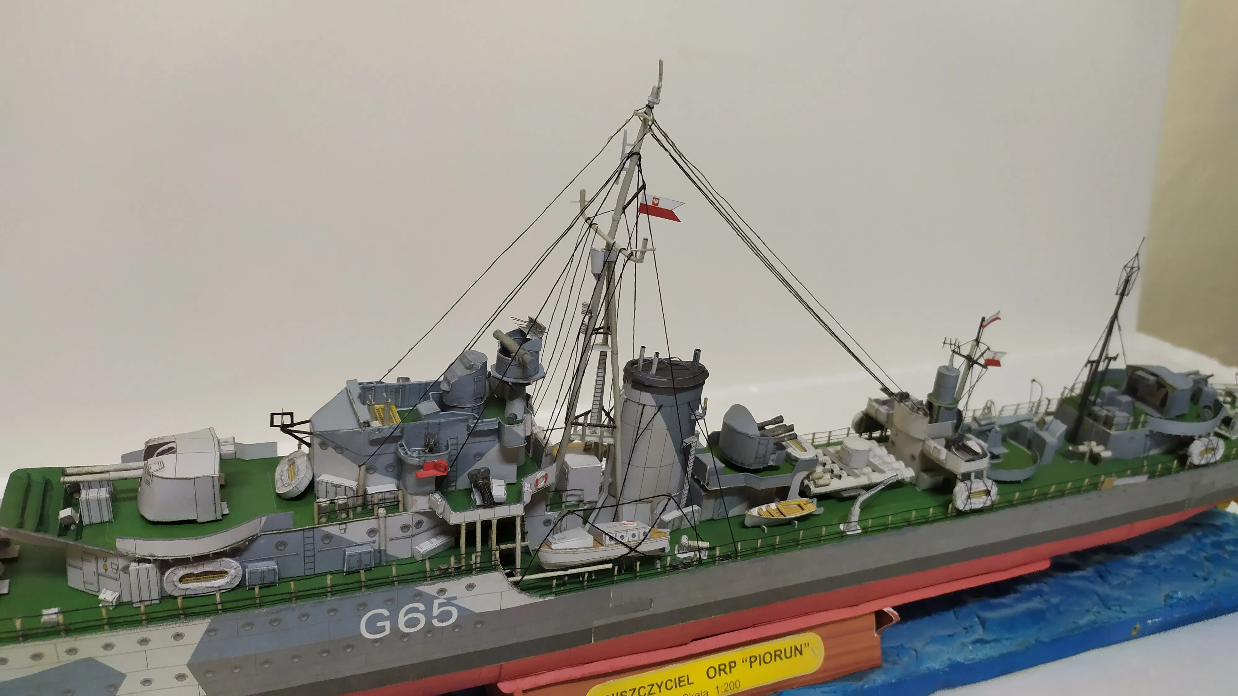 Модель корабля Корвет ORP "PIORUN" - Верфь на Столе