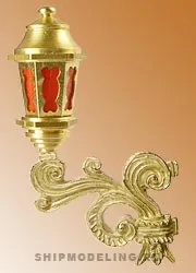 Кормовой фонарь, латунь и пластик, 25 мм Кормовой фонарь, латунь и пластик, 25 мм