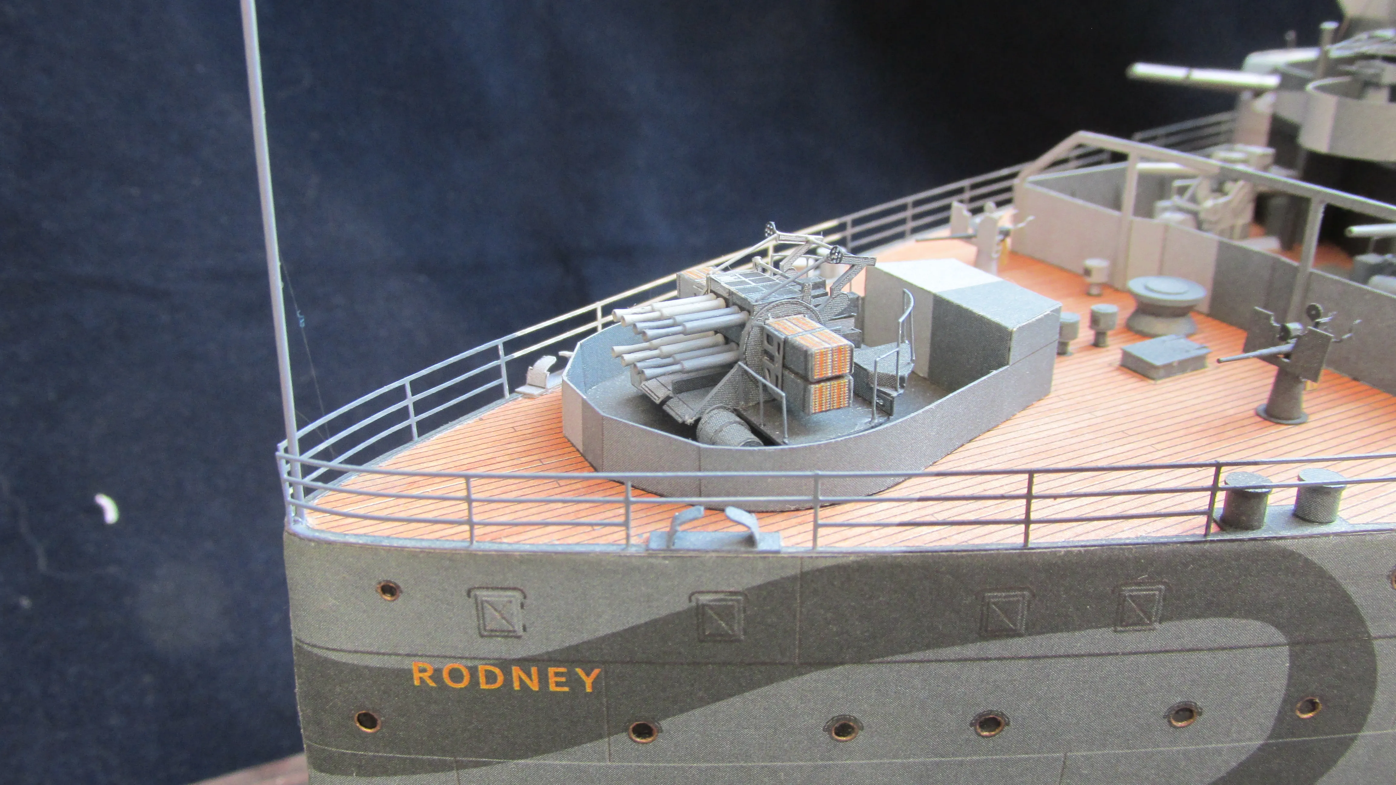 Модель корабля Линкор "Родней" - Верфь на Столе